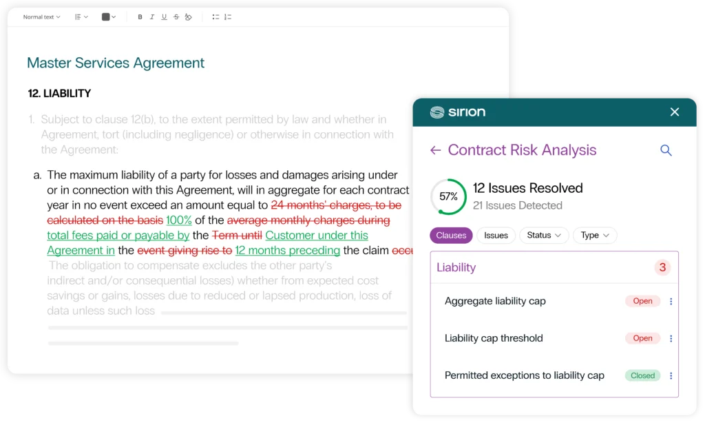 Negotiate Smarter with Sirion’s AI Agents