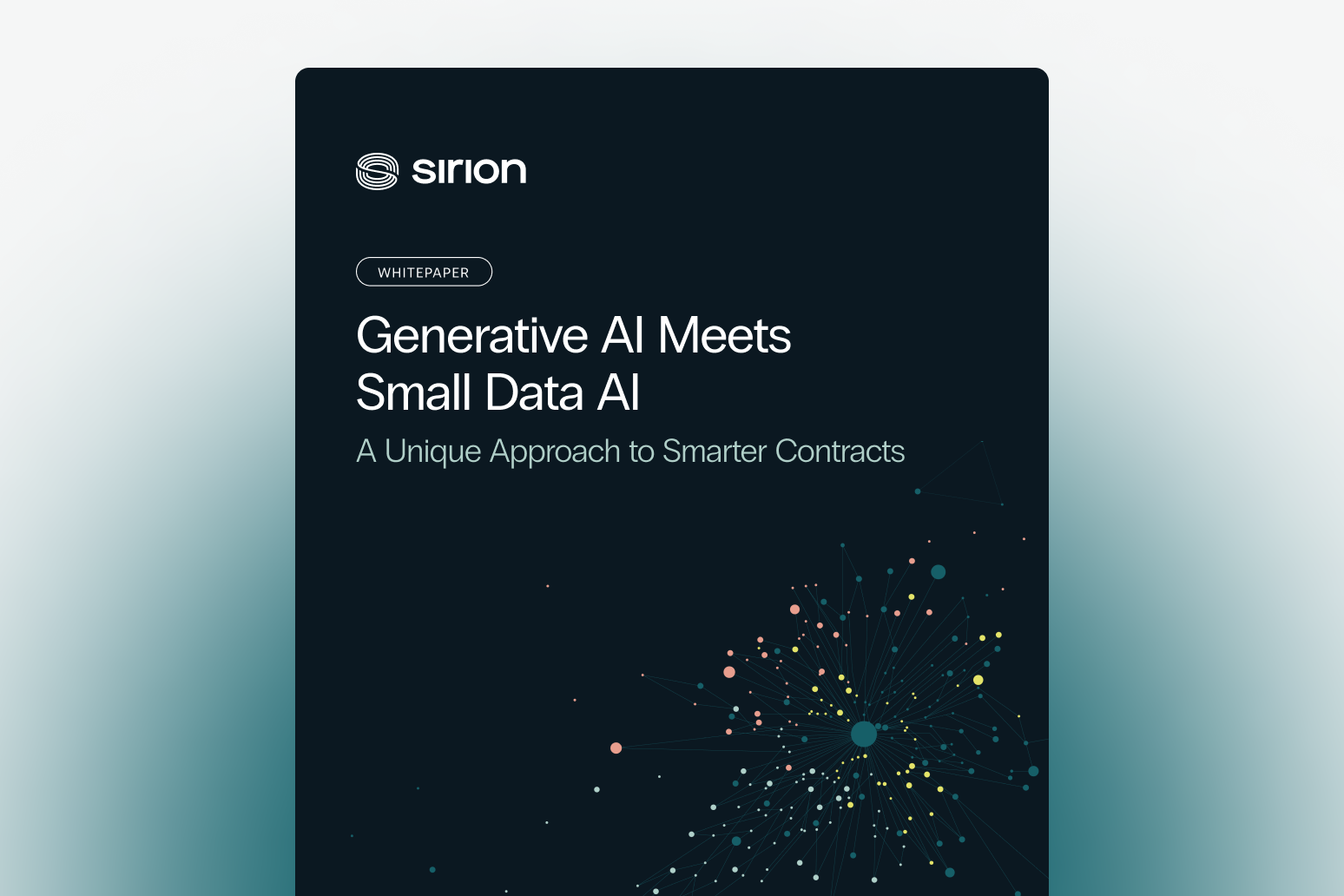 Generative AI Meets Small Data AI