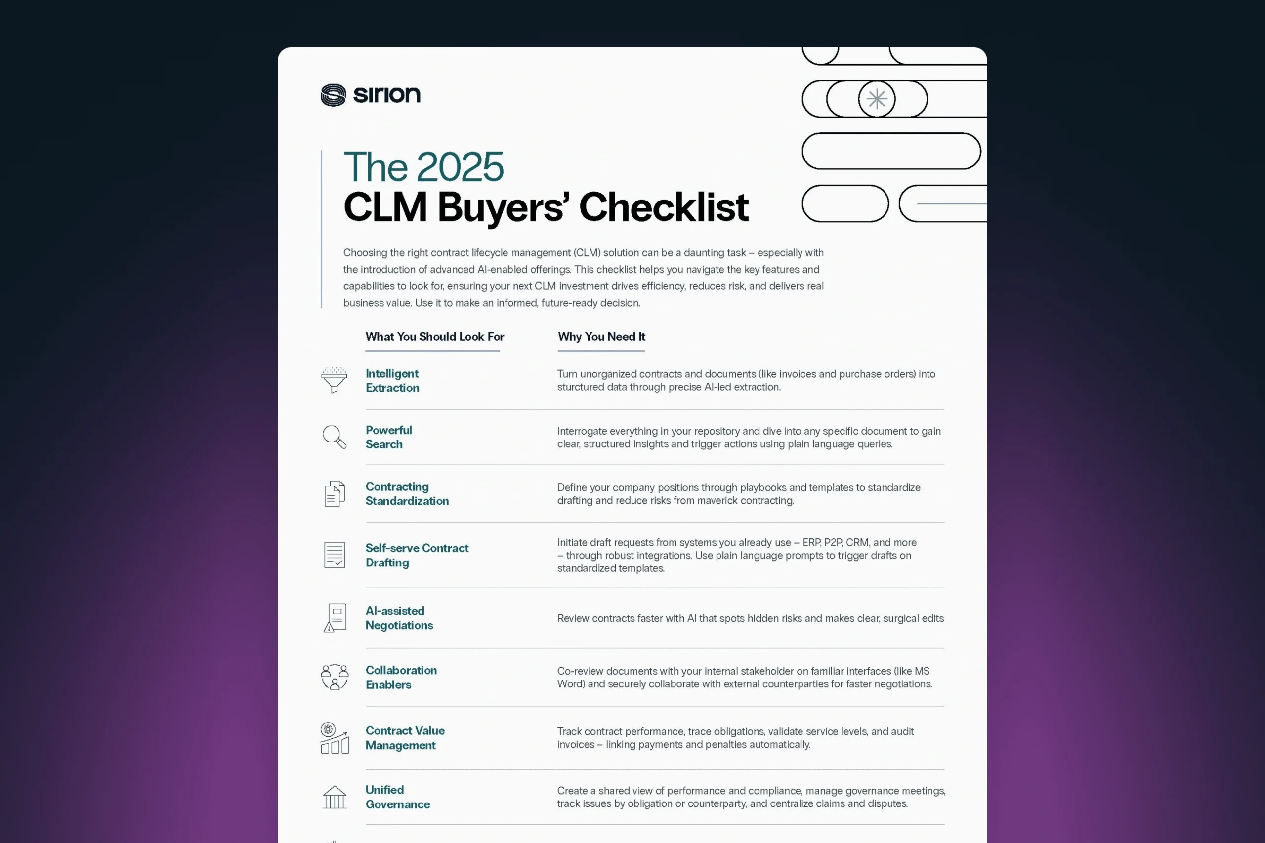 sirion-2025-CLM-buyers-checklist