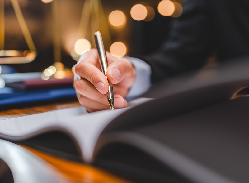 contract header banner