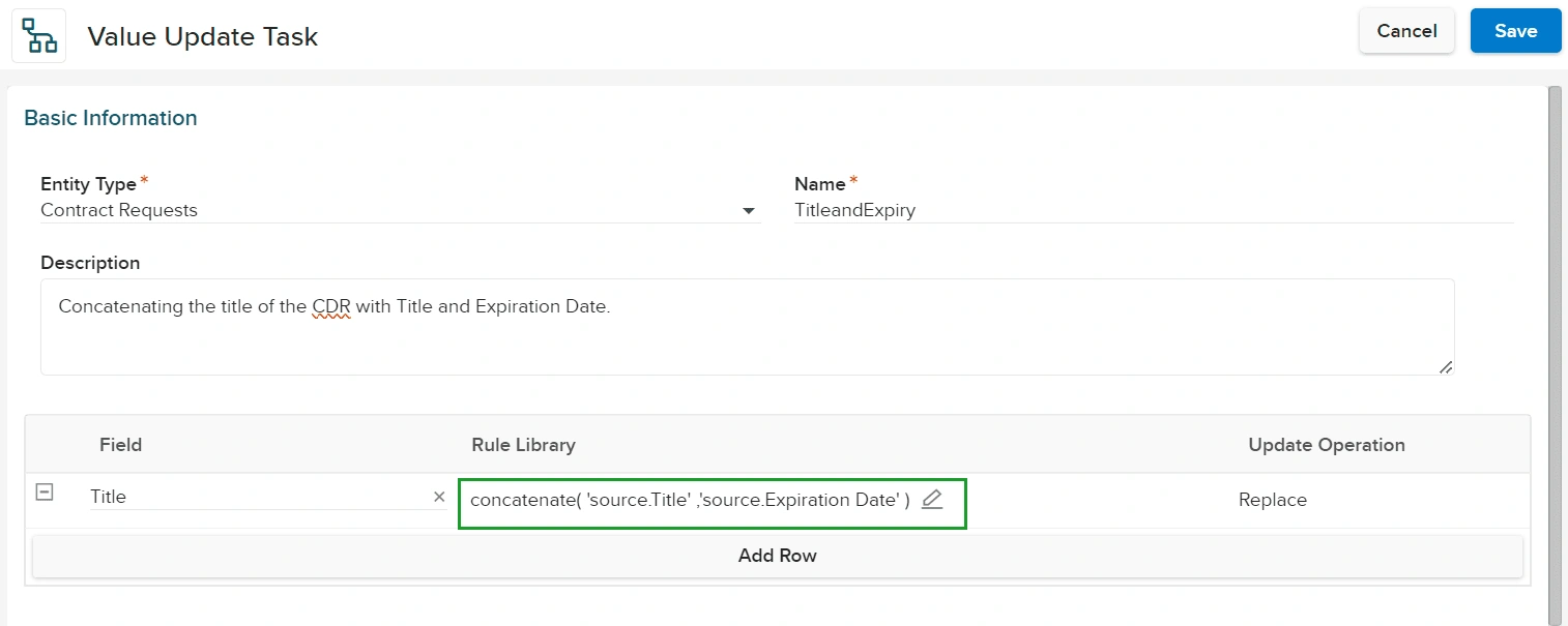 Expanded Concatenate Functionality