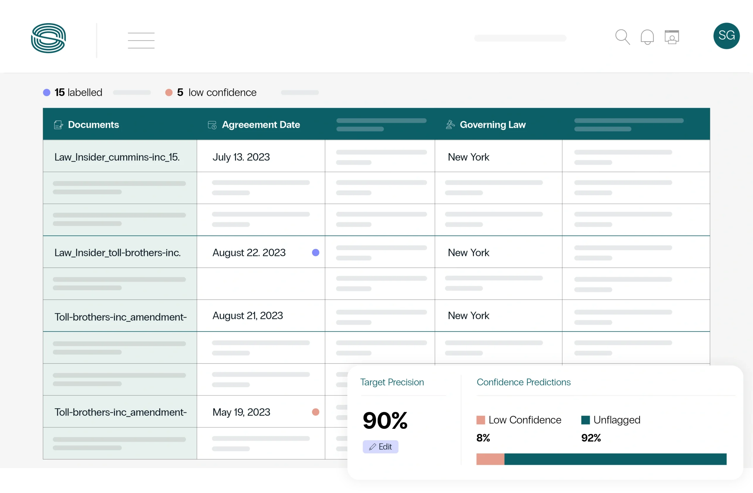 Data validation and export
