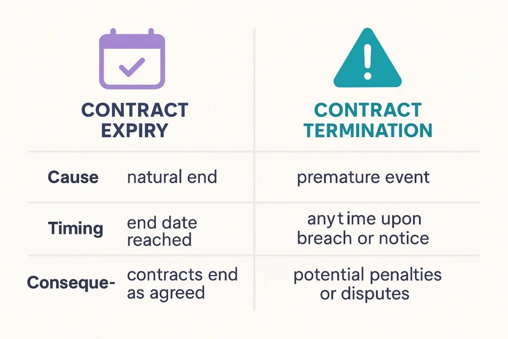 Contract Expiry vs Contract Termination