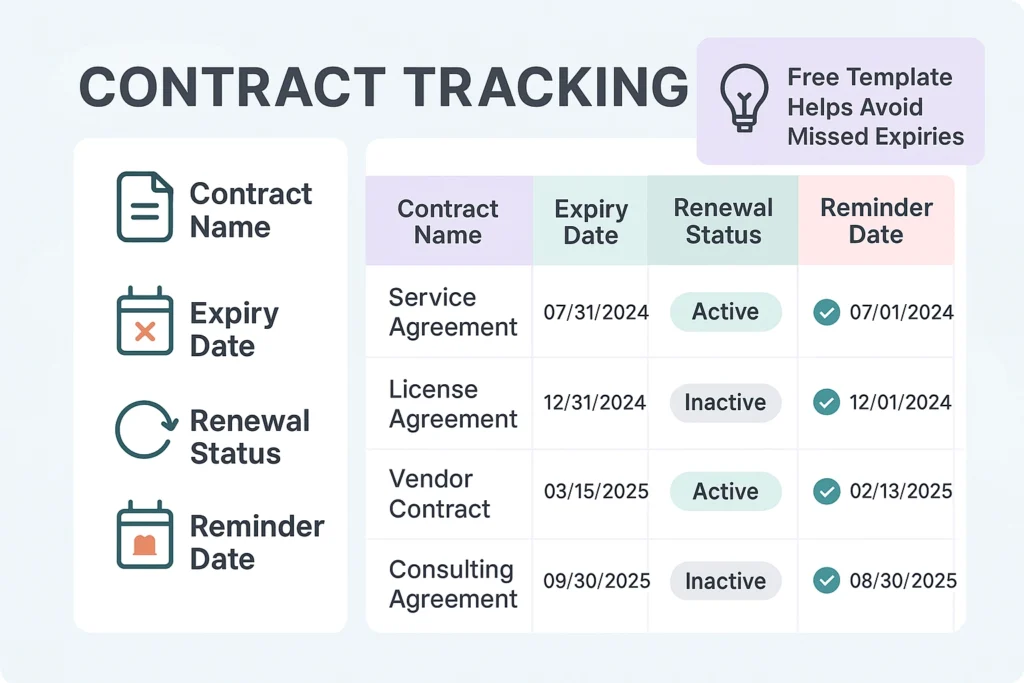 Contract Tracking