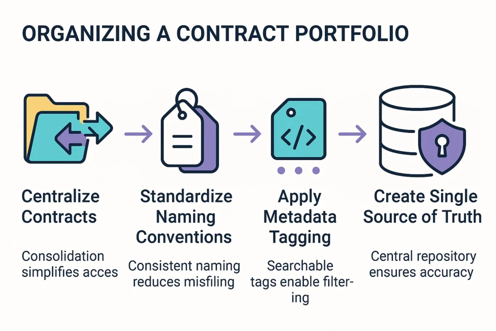 Organizing Contract Portfolio