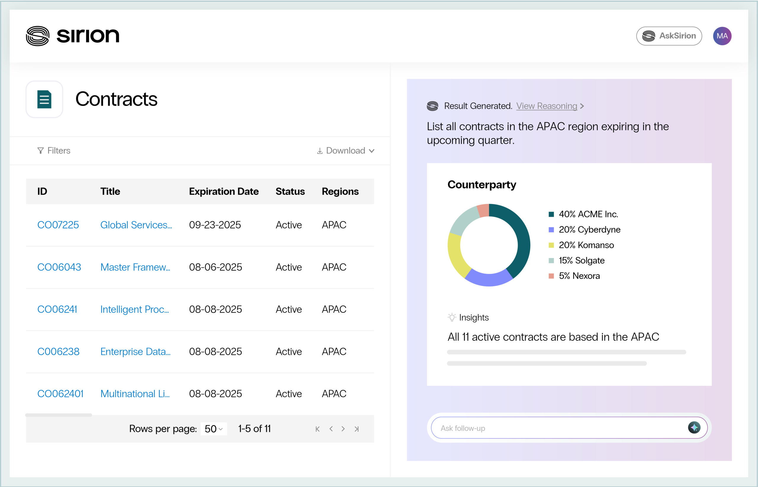 AskSirion_Get Insights Effortlessly