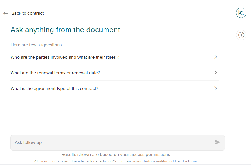 Ask Anything from the document