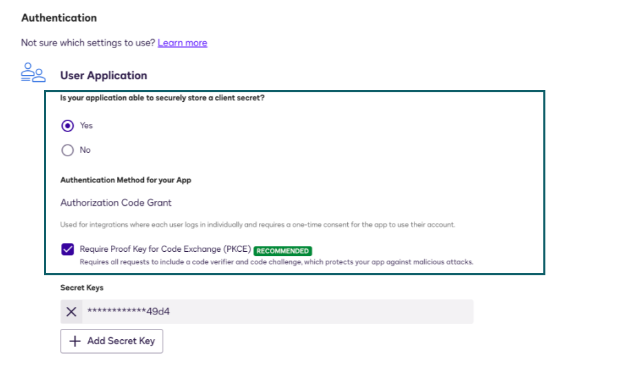 sirion authentication dashboard