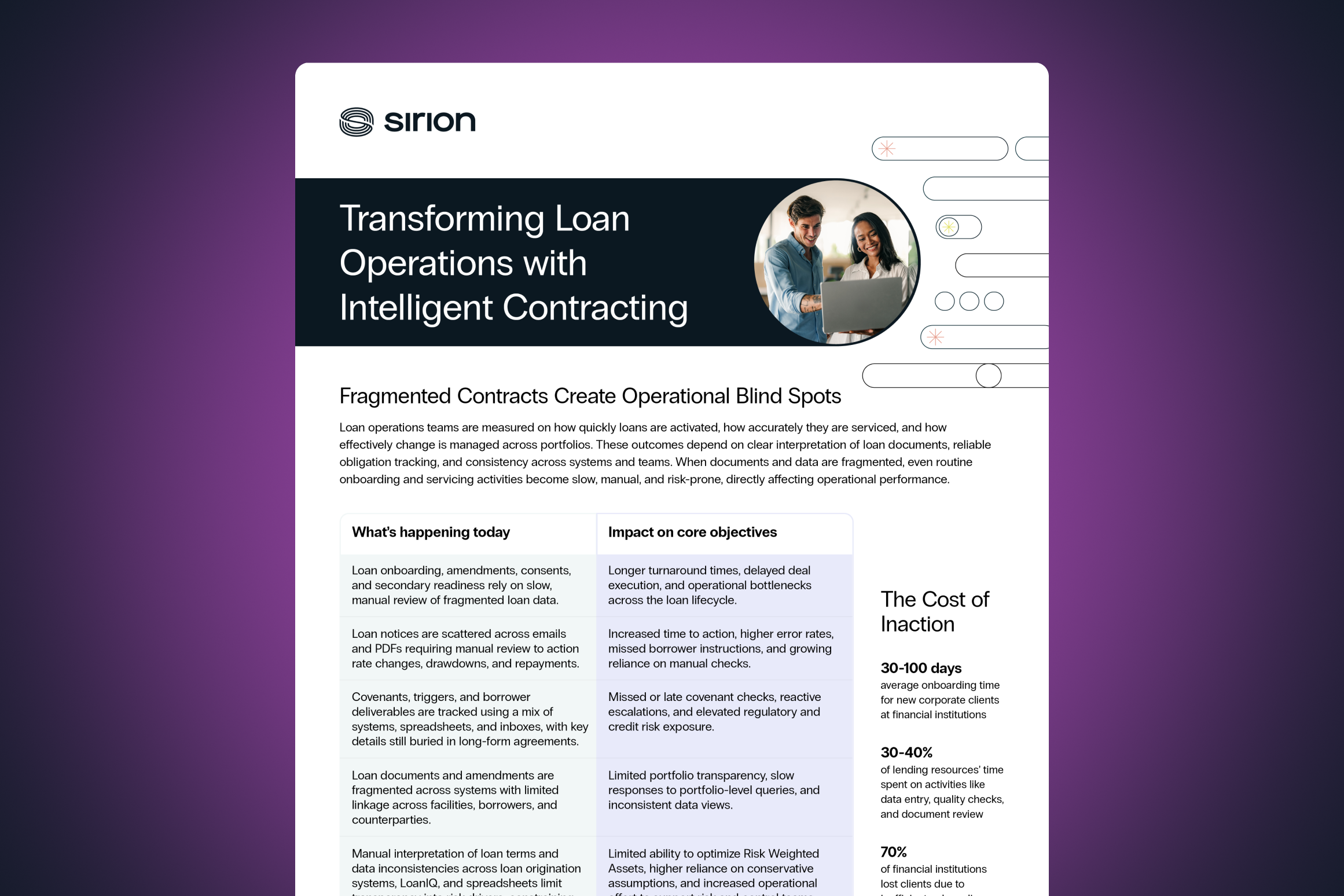 Loan lifecycle Header Banner